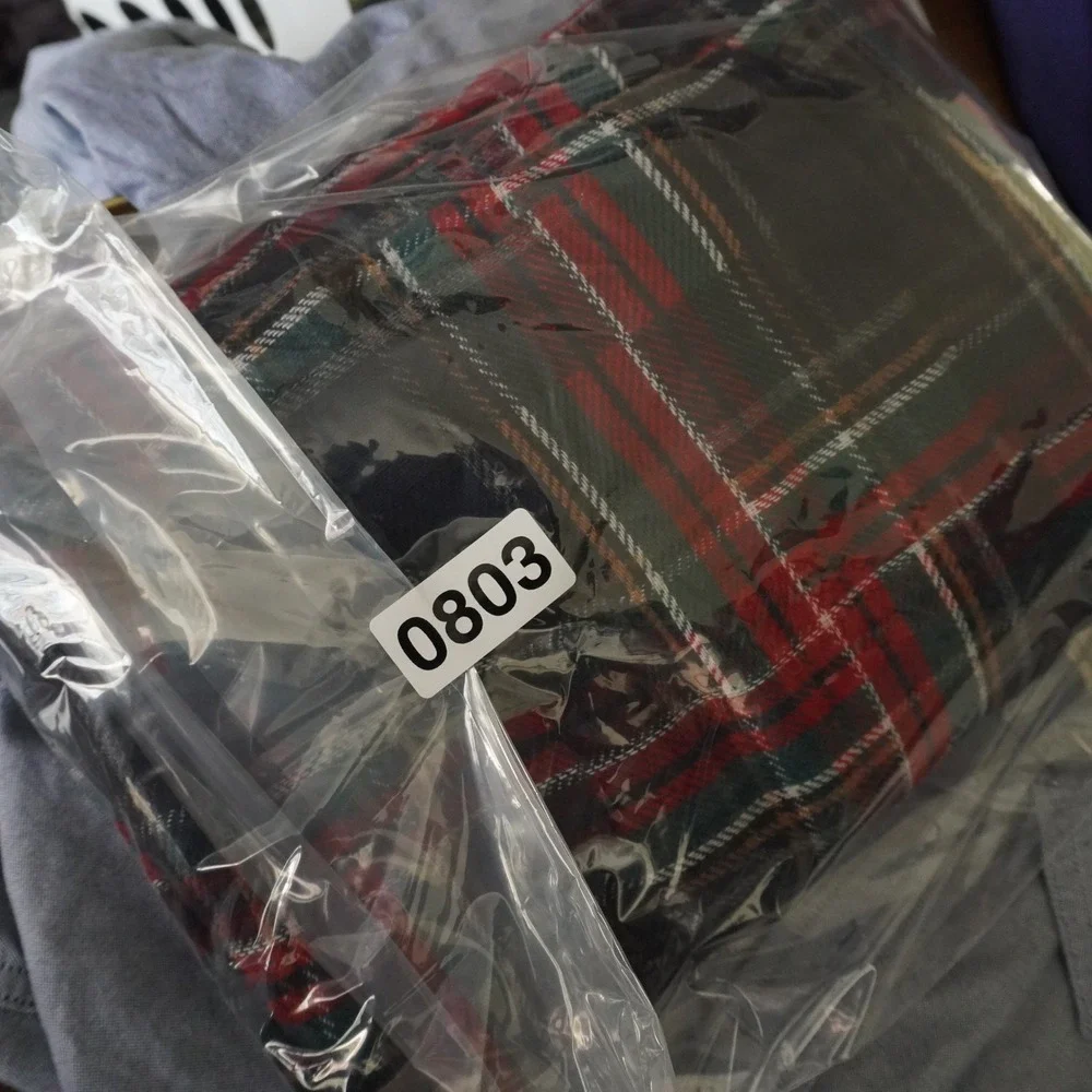 Vtg Koret Plaid‎ Midi Skirt Navy Red Green Wool Blend Pleated A-Line XS Academia